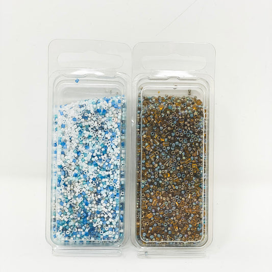 Mixed Blues Seed Bead Soup (1)