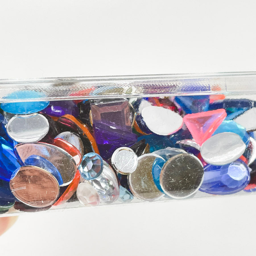 Assorted Flat Back Gemstones Pack