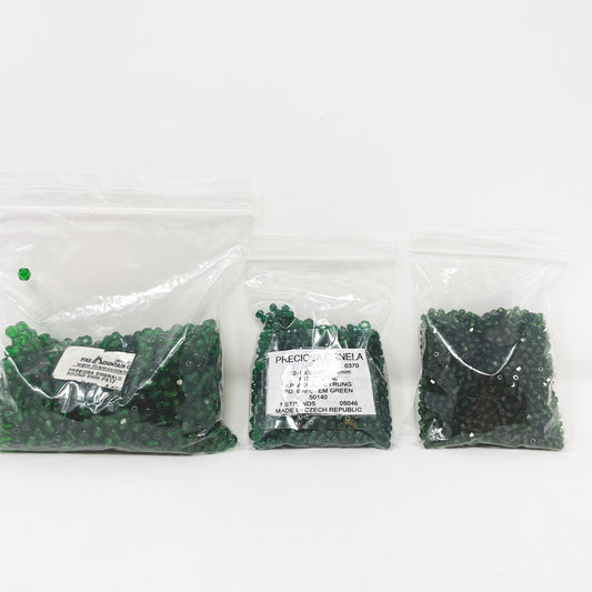 Preciosa Green Beads (1)