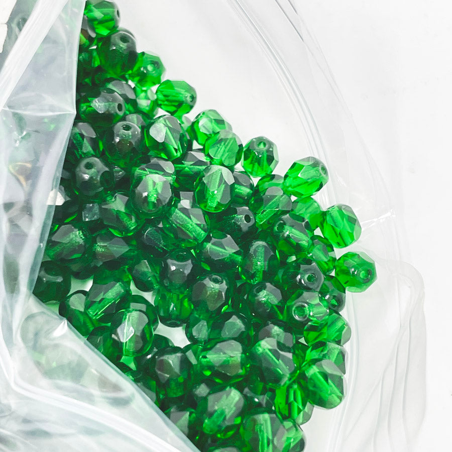 Preciosa Green Beads (1)