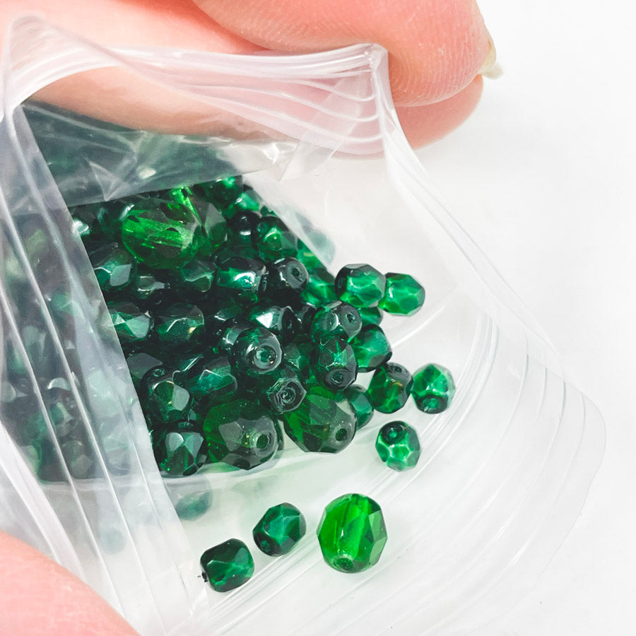 Preciosa Green Beads (1)