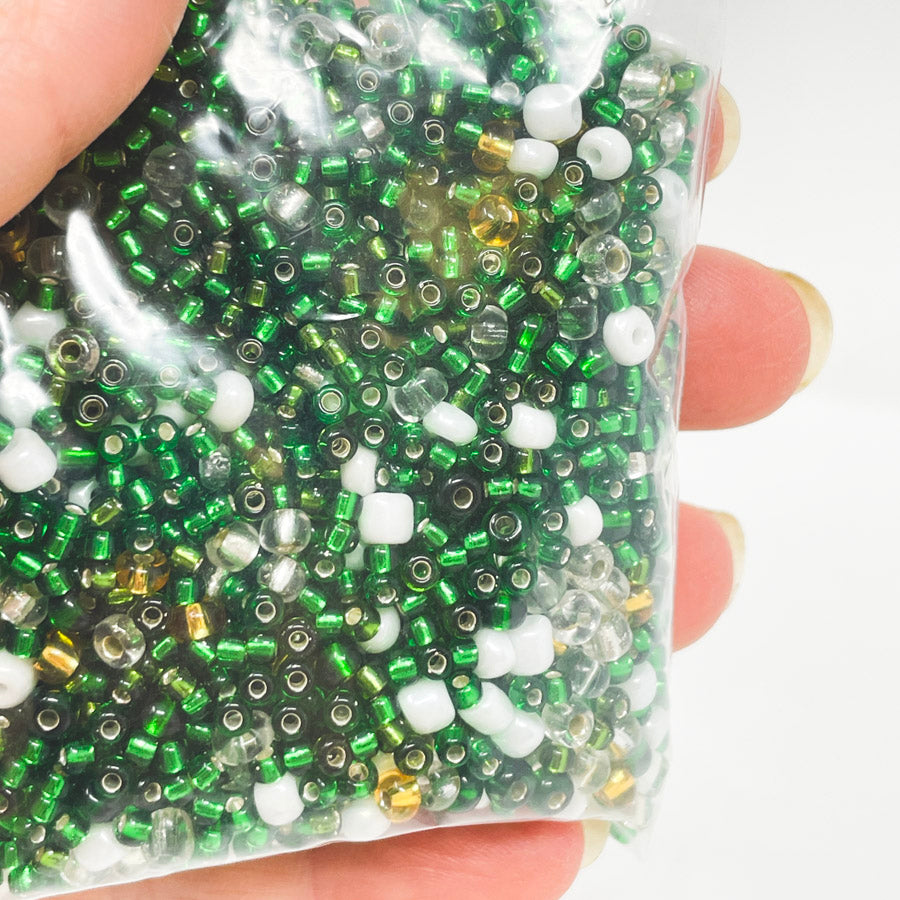 Green, Gold & White Bead Soup Mix