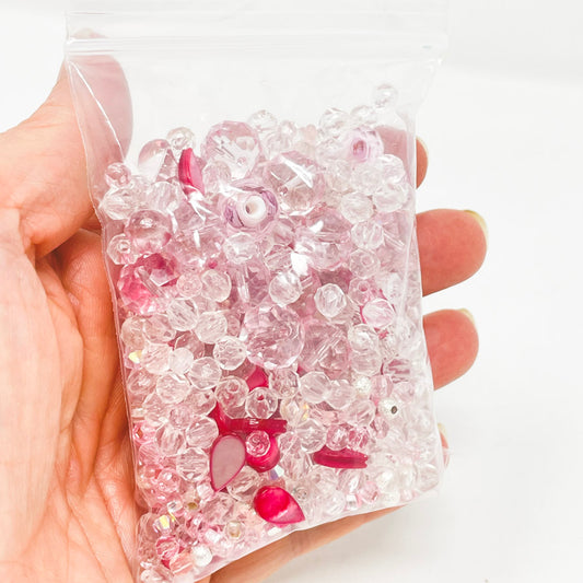 Pinks & Crystal Bead Soup Pack