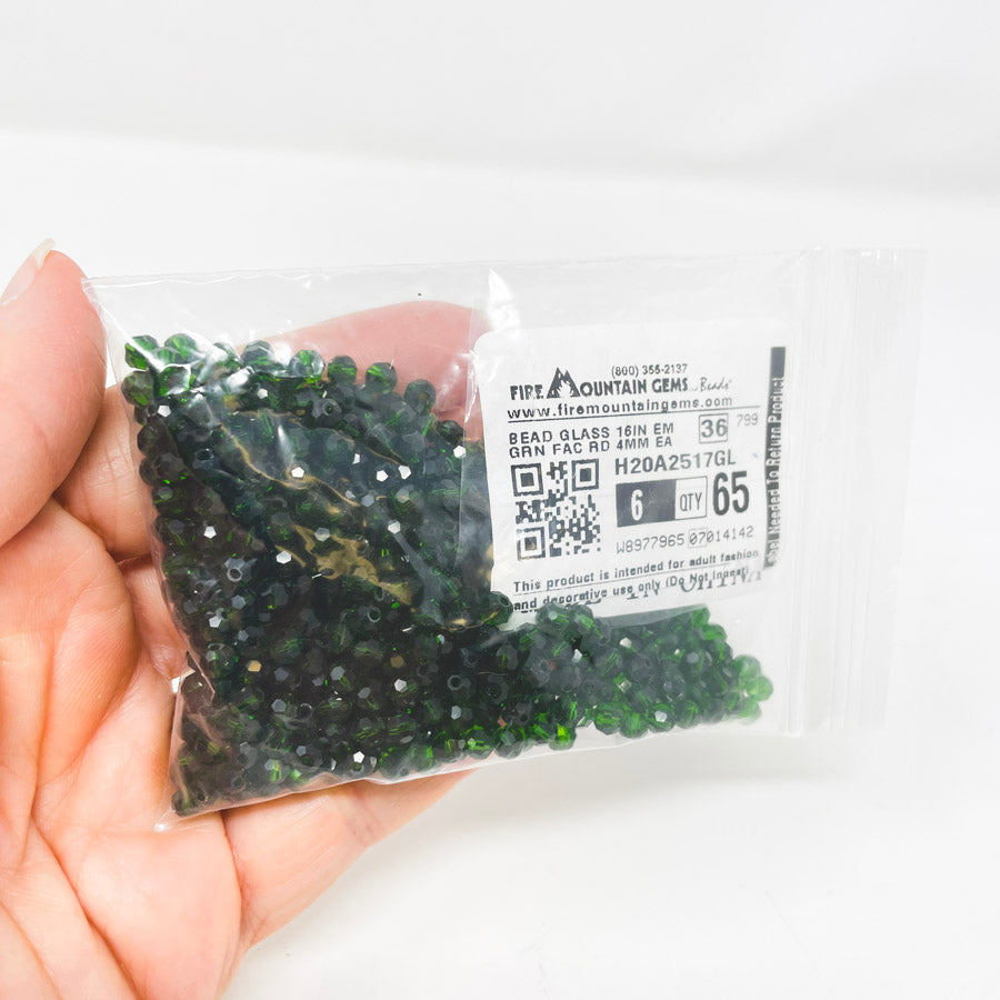 Preciosa Green Beads (1)