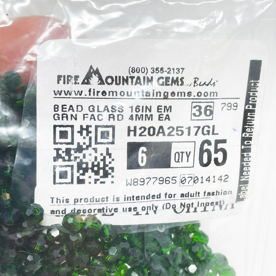 Preciosa Green Beads (1)