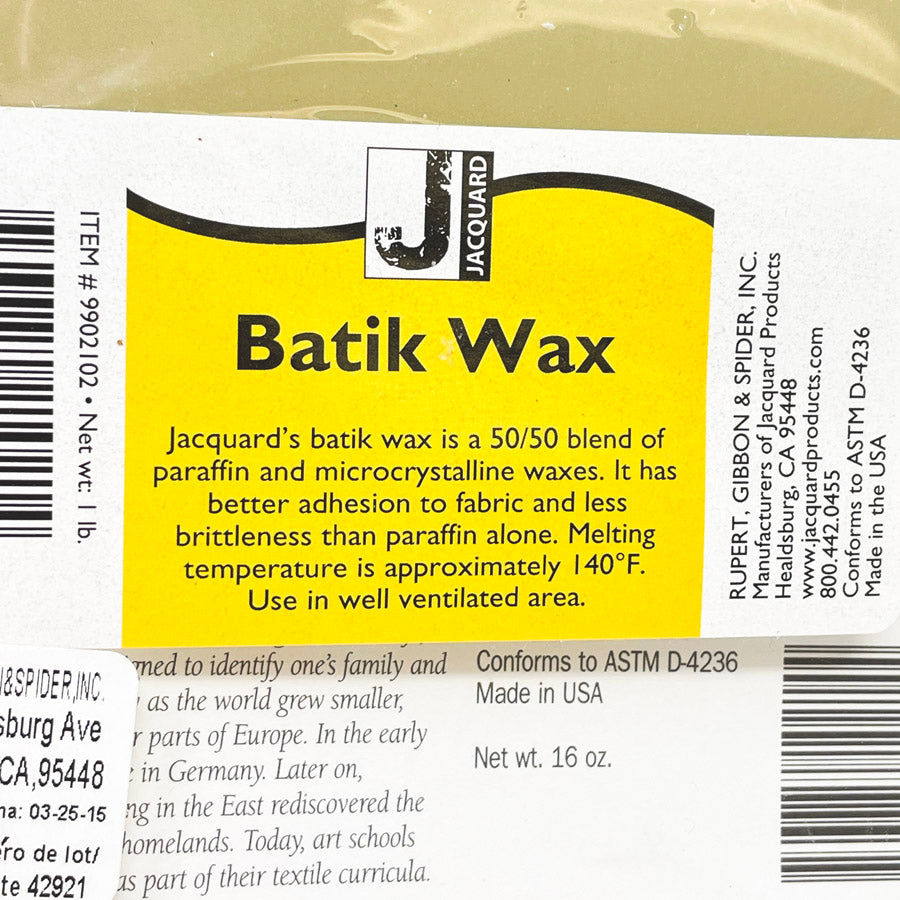 Jacquard Batik Wax