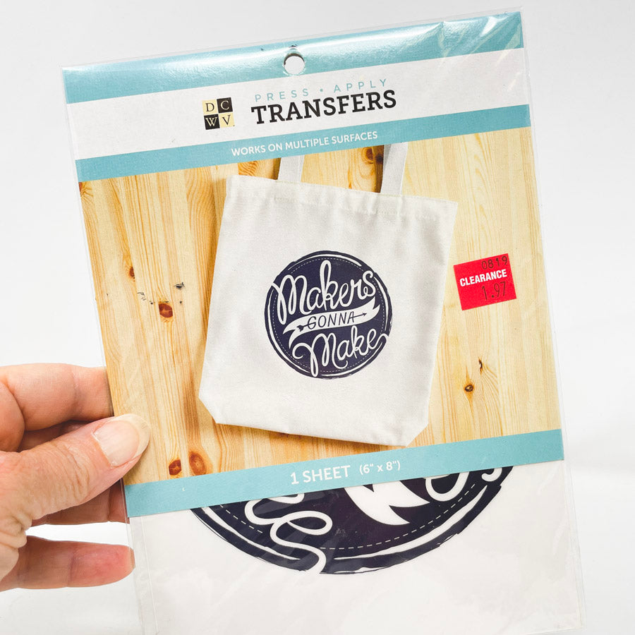 DCWV Press & Apply Decorative Transfers