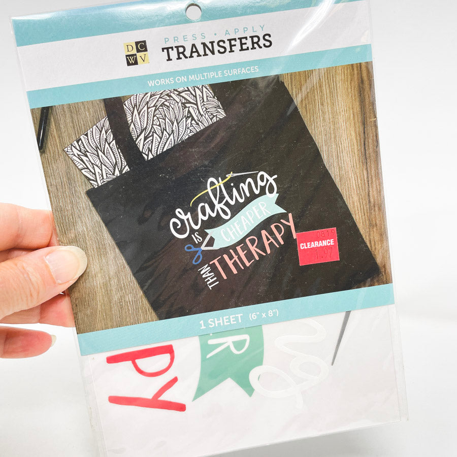 DCWV Press & Apply Decorative Transfers