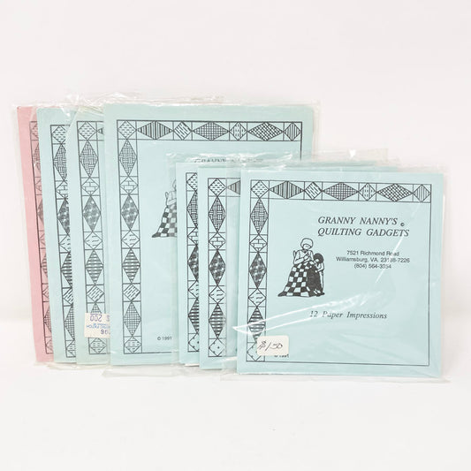Granny Nanny's Quilting Gadgets Paper Impressions (1)