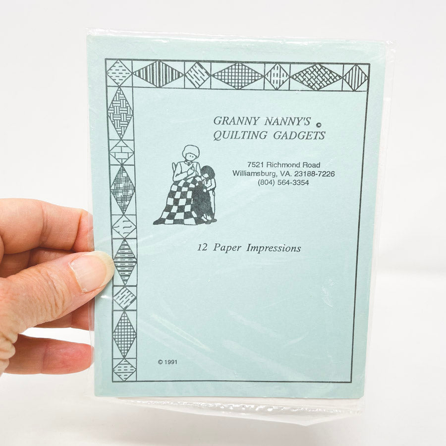 Granny Nanny's Quilting Gadgets Paper Impressions (1)