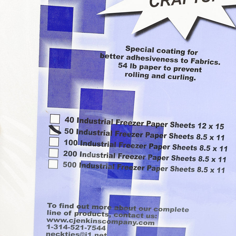 C. Jenkins Freezer Paper Sheets
