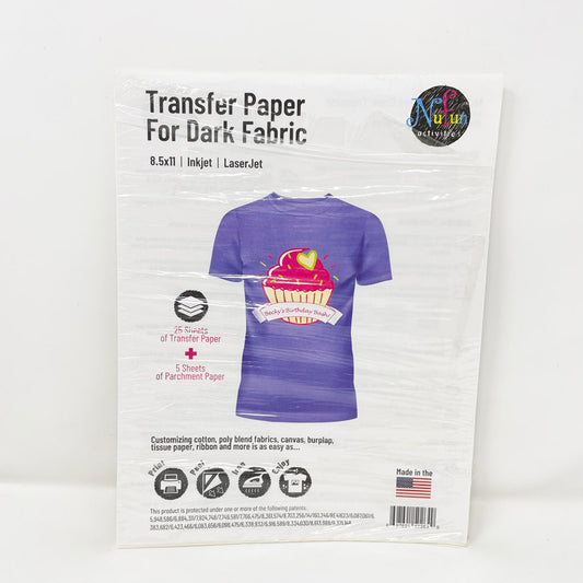 Transfer Paper for Dark Fabric