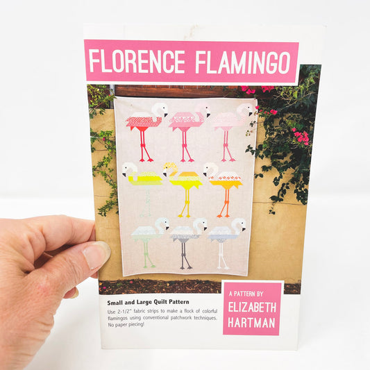 Florence Flamingo Quilting Pattern by Elizabeth Hartman