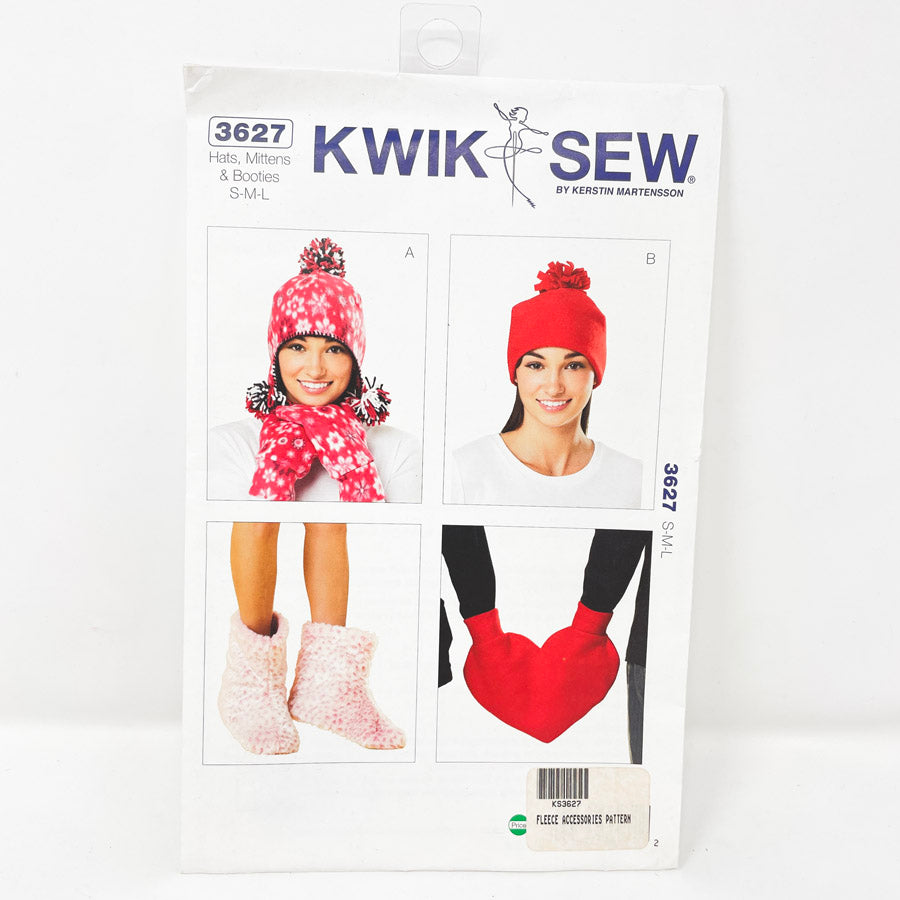 Kwik Sew 3627 – Hat, Mittens & Booties Sewing Pattern