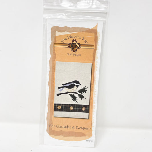 Chickadee & Evergreen Quilt Pattern by The Wooden Bear