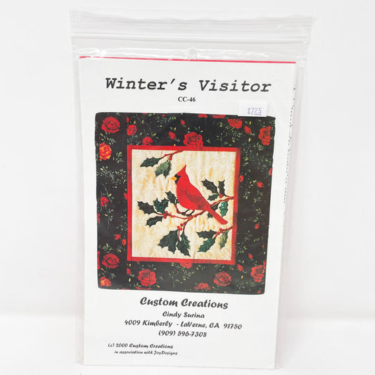 Winter's Visitor Quilt Pattern by Custom Creations