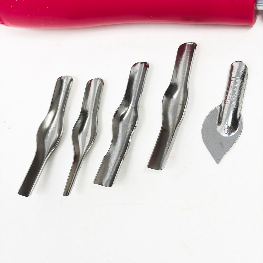 NEW // Speedball Linoleum Cutting Set - 5 Blades/Handle