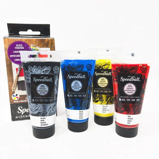 NEW // Speedball Water-Soluble Block Printing Ink Set