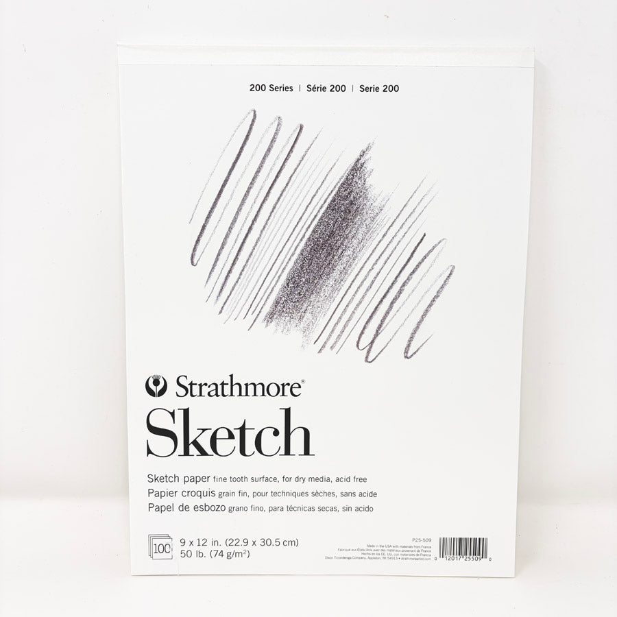 NEW // Strathmore 200 Series Sketch Pad 9" x 12"