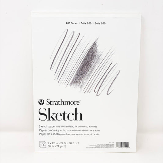 NEW // Strathmore 200 Series Sketch Pad 9" x 12"