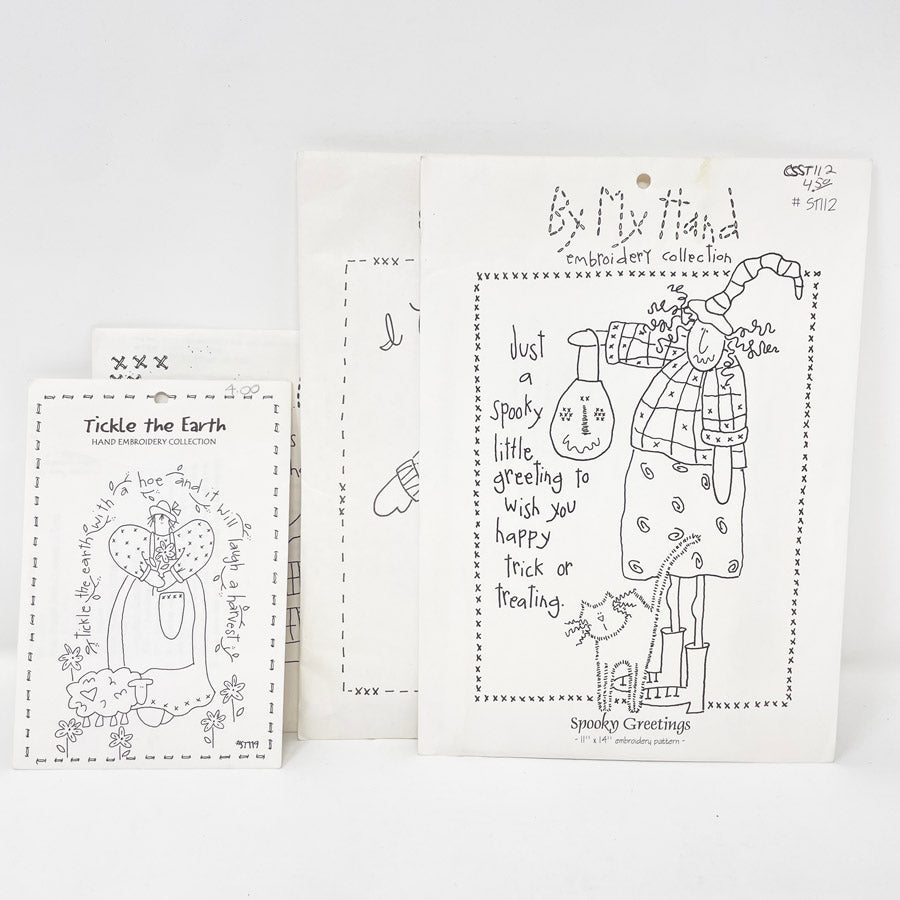 Primitive Embroidery Patterns – By My Hand
