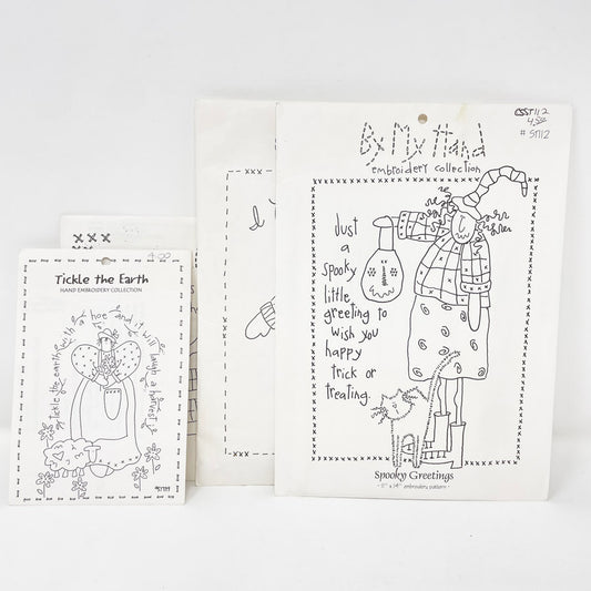 Primitive Embroidery Patterns – By My Hand