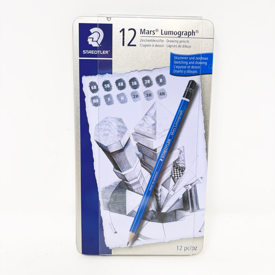 NEW// Mars Lumograph Drawing Pencil - Medium Degree - Set of 12