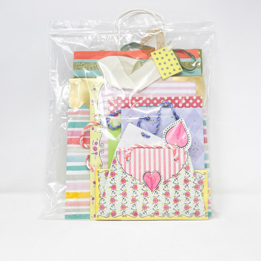 Bundle of Fancy Handle Gift Bags