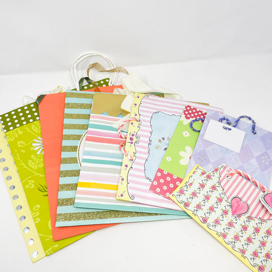Bundle of Fancy Handle Gift Bags