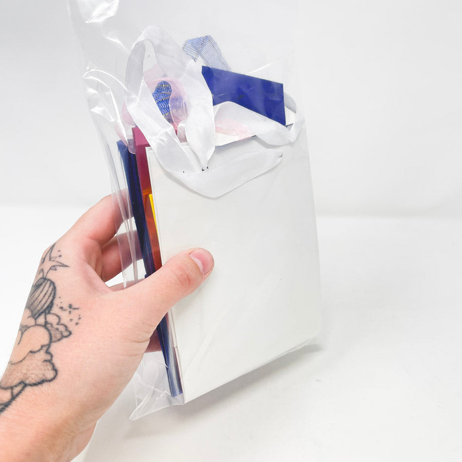 Bundle of Small Shiny Handle Gift Bags