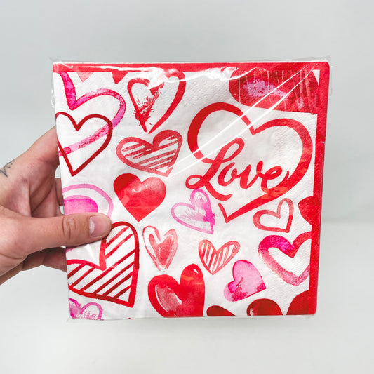 Valentine's Love Napkins