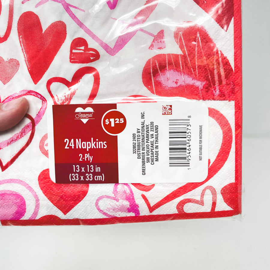 Valentine's Love Napkins