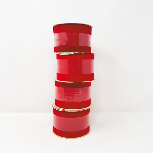 Wide Red Velvet Holiday Ribbon Roll (1)