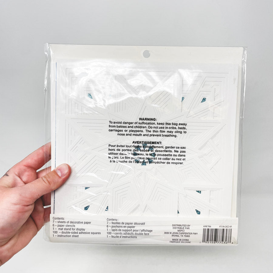 Recollections Snowflake Paper Art Kits