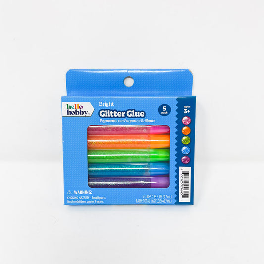 Hello Hobby Bright Glitter Glue Pens