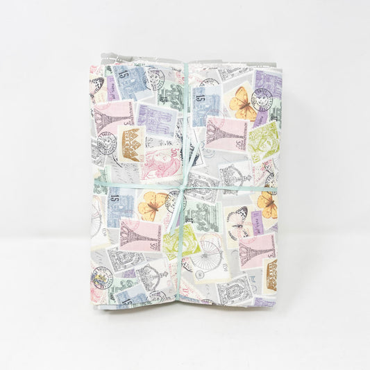 Gray Paris Fabric Large Remnant Bundle