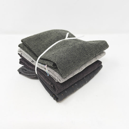 Textured Grays – Little Bits Small Fabric Stack