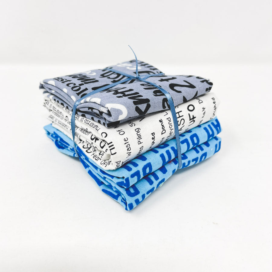 Blue Blahs – Little Bits Small Fabric Stack
