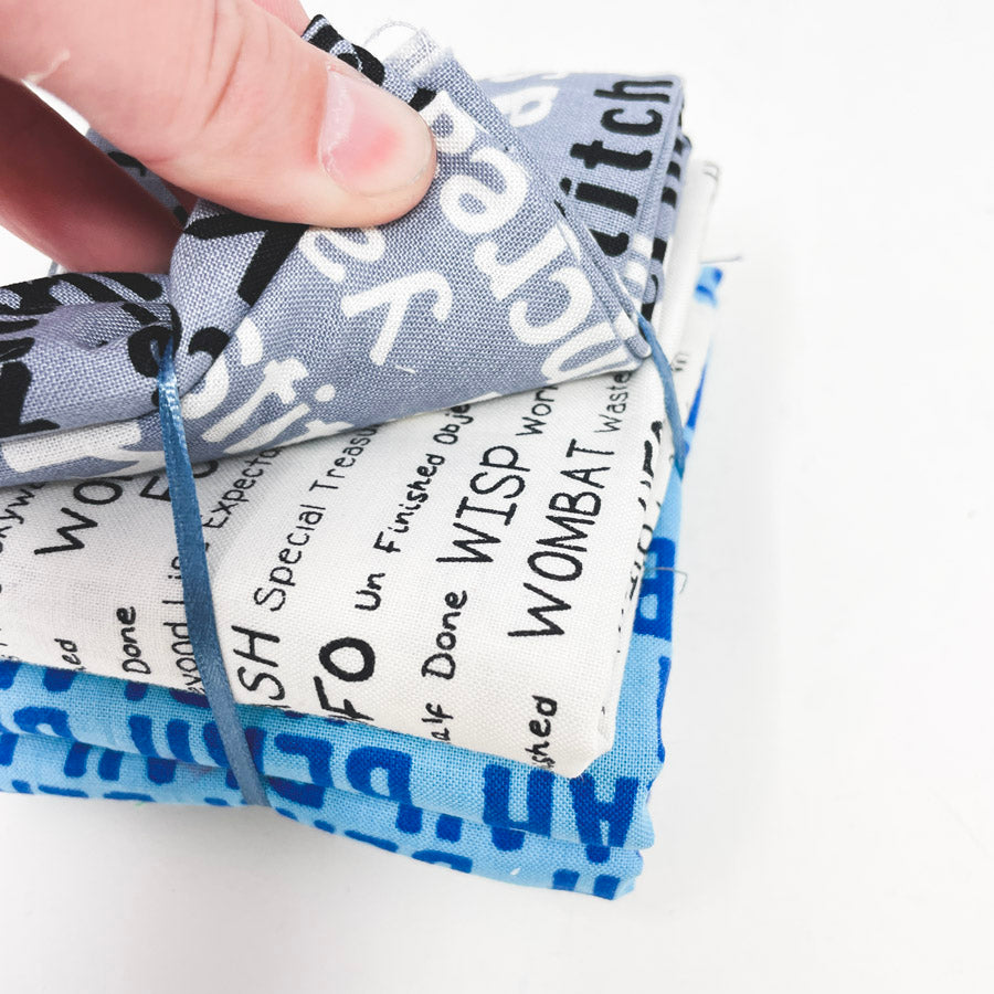 Blue Blahs – Little Bits Small Fabric Stack
