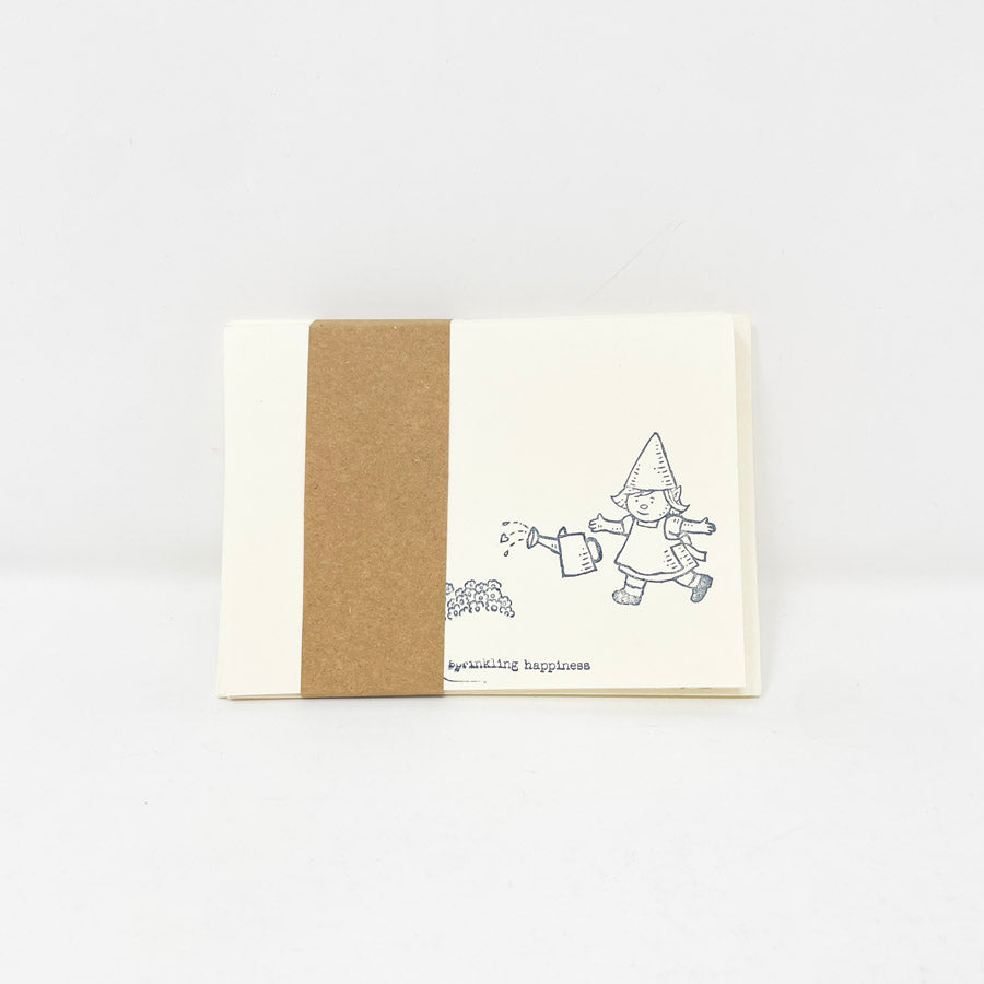 Six Handmade Sprinkling Cards