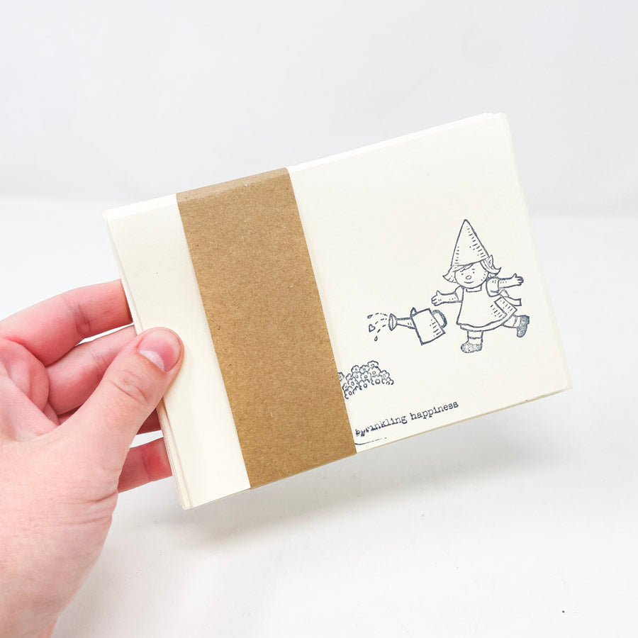 Six Handmade Sprinkling Cards