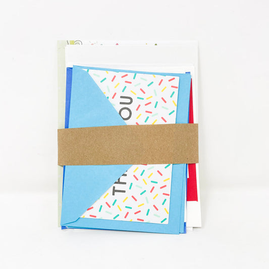 Assorted Thank You Cards and Envelopes
