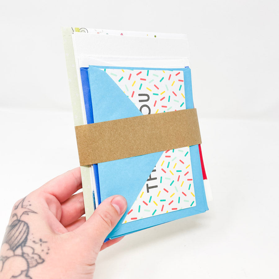 Assorted Thank You Cards and Envelopes