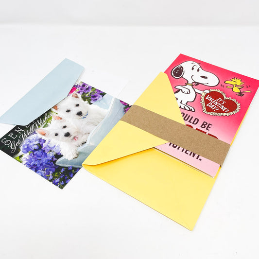 Assorted Dog Cards and Envelopes