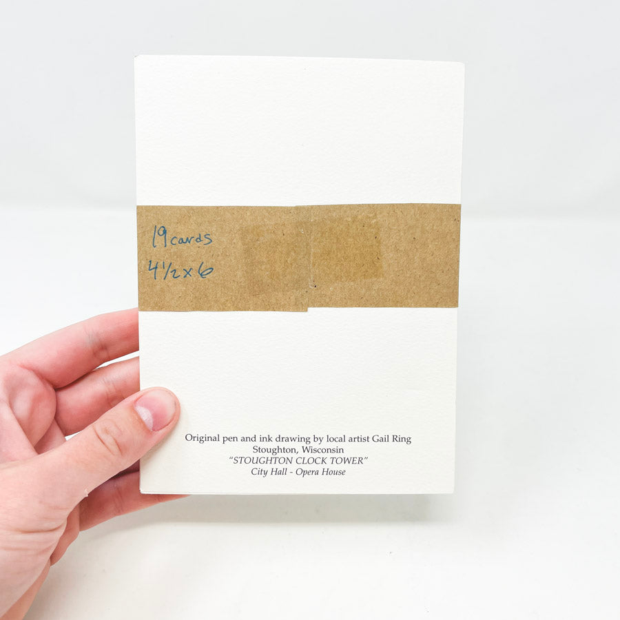 Stoughton Clock Tower Blank Cards