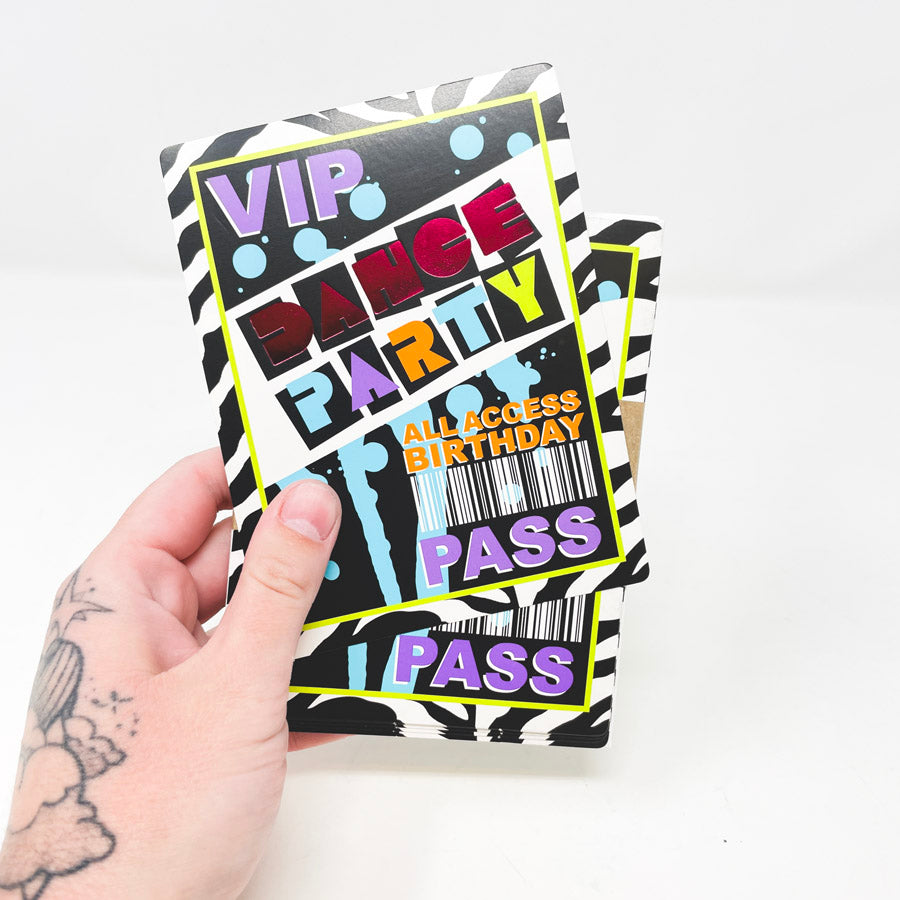 Dance Party Invitations and Thank You Cards