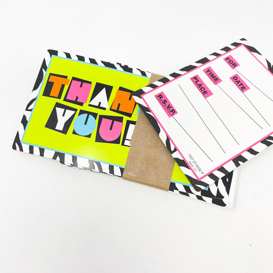 Dance Party Invitations and Thank You Cards