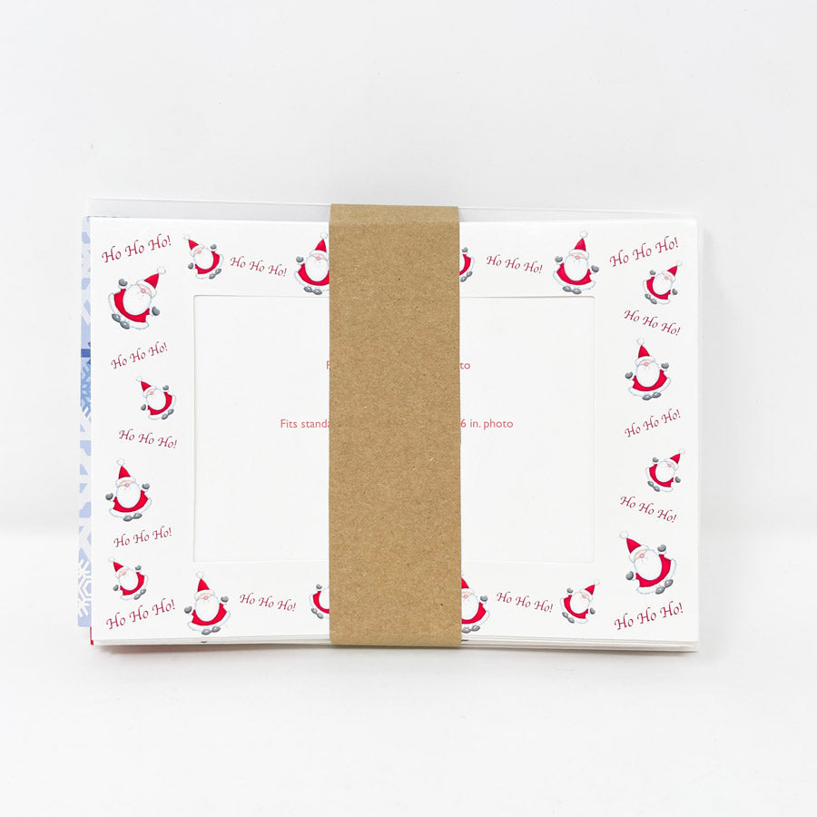 Assorted Holiday Photo Frame Cards & Envelopes