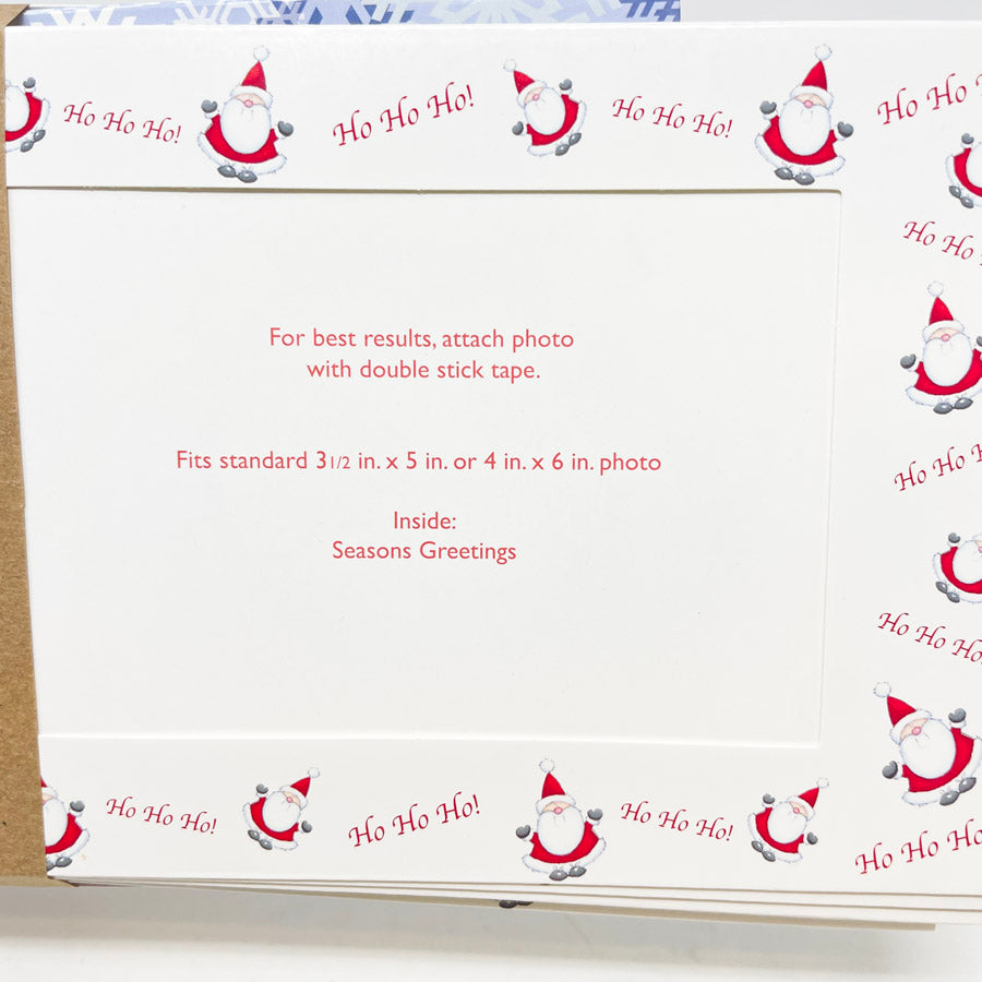 Assorted Holiday Photo Frame Cards & Envelopes