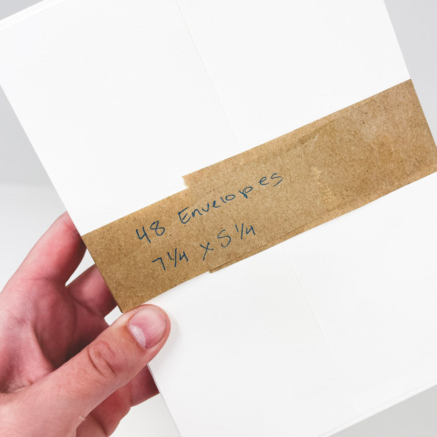 White 5 1/4"x 7 1/4" Envelope Bundles (1)